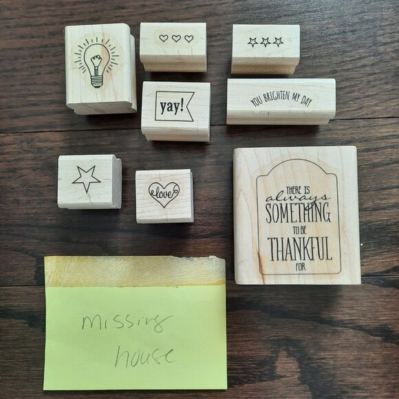 Stampin' Up! You Brighten My Day Wood Mounted Stamp Set - Picture 3 of 4